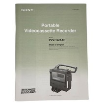 Sony PVV-1 A / PVV-1AP Manual Betacam SP 2000 Pro - £7.15 GBP