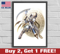 Soul Calibur Zasalamel 18&quot; x 24&quot; Poster Print Game Room Soulcalibur Wall Art - £10.53 GBP