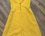 Vtg 1960&#39;s JANE JUSTIN for Don Sophisticates Hostess Coat Yellow Size 7 NWT - £53.50 GBP