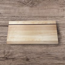 Handcrafted Cutting Board 9x18 Maple and Purple Heart Sleek Modern Rustic - $1,012.14 MXN