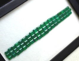 Natural Zambian Emerald Octagon Cut 57 Pc 31.36 Ct GemStone Designing Bracelet - £13,517.10 GBP