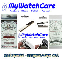 Bergeon 2290 Watch Scratch Removal Stick w/Cape Cod Polish &amp; Buffing Cloth - $32.95