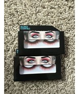2X Self-Adhesive Faux Mink Fake Eye Lashes Bright Orange Cosplay - $179.08 MXN