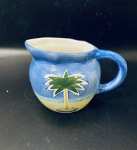 Style Eyes by Baum Bros Palm Tree Summer Vacation Creamer or Milk Pitcher - £11.02 GBP