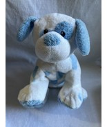 TyLux Pluffies Baby Blue White Dog Stuffed Animal Plush 2007 Lovey Puppy... - £18.10 GBP