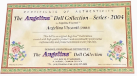 Angelina Doll Collection 2004 Special Edition Series Porcelain Doll 17" Red Hair image 9
