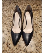 Cole Haan Women&#39;s Grand OS Lena Black Leather Size 8.5 B Pump Heels - $59.57 CAD