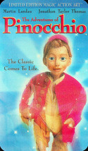 Adventures of Pinocchio VHS Lenticular Cover - No Movie Included - 1996 - $2.49