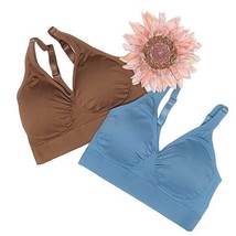 Rhonda Shear Wrap Back Leisure Bra 2 Pack MEDIUM - £17.20 GBP