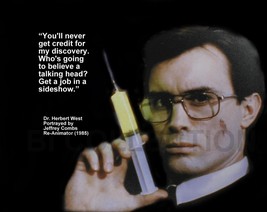 HERBERT WEST &quot;YOU&#39;LL NEVER GET CREDIT FOR MY...&quot; QUOTE PHOTO VARIOUS SIZES - $4.84+