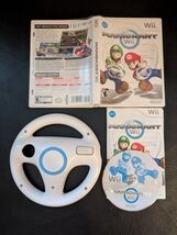 2008 Mario Kart Game Nintendo Wii Official Racing Wheel Complete - $51.04 CAD