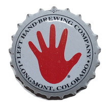 Left Hand Brewing Company Beer Bottle Cap Longmont Colorado Brewery - £2.08 GBP