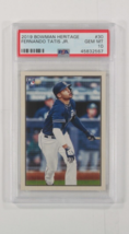 2019 Bowman Heritage Fernando Tatis Jr. PSA 10 Gem Mt Grado #30 - $145.77 CAD