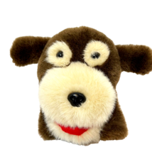 Vings AGS Plush Pepper Hand Puppet Dog Puppy Brown White Stuffed 8&quot; - £11.61 GBP