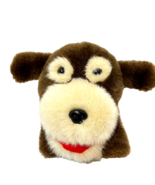 Vings AGS Plush Pepper Hand Puppet Dog Puppy Brown White Stuffed 8&quot; - £11.46 GBP