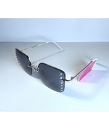 NEW BETSEY JOHNSON Gold Metal Studded Pearl BJ 23 207 Sunglasses + Case - $49.99