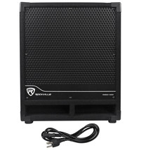 New Rockville RBG12S 12" 1400w Powered Subwoofer Sub For Church Sound Systems - £283.48 GBP