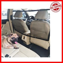 Dog Car Barrier Mesh Net - Adjustable Backseat Divider for Safety 43.3&#39;&#39;... - $33.65