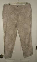 Cato Sz 20W Avg. Contemporary Lower Rise Skinny Leg Animal Print Pants (NEW) - £20.93 GBP