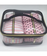 PVC Transparent Cosmetic Bag Organizer Travel Toiletry Bag Set Pink Beau... - $54.94