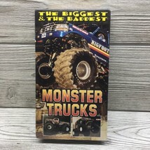 The Biggest And The Baddest Monster Trucks VHS Tape 1996 Extremes Sports... - $9.89