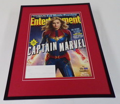 Captain Marvel Brie Larson Framed ORIGINAL 2018 Entertainment Weekly Cover - £27.37 GBP