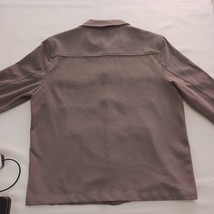 Truth By Banana Republic RN#83178 Men's L Gray Cotton Blend Jacket Shirt Pockets image 15