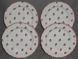 Set (4) Johnson Brothers Bonjour Pattern Salad Plates Made In England - £55.31 GBP