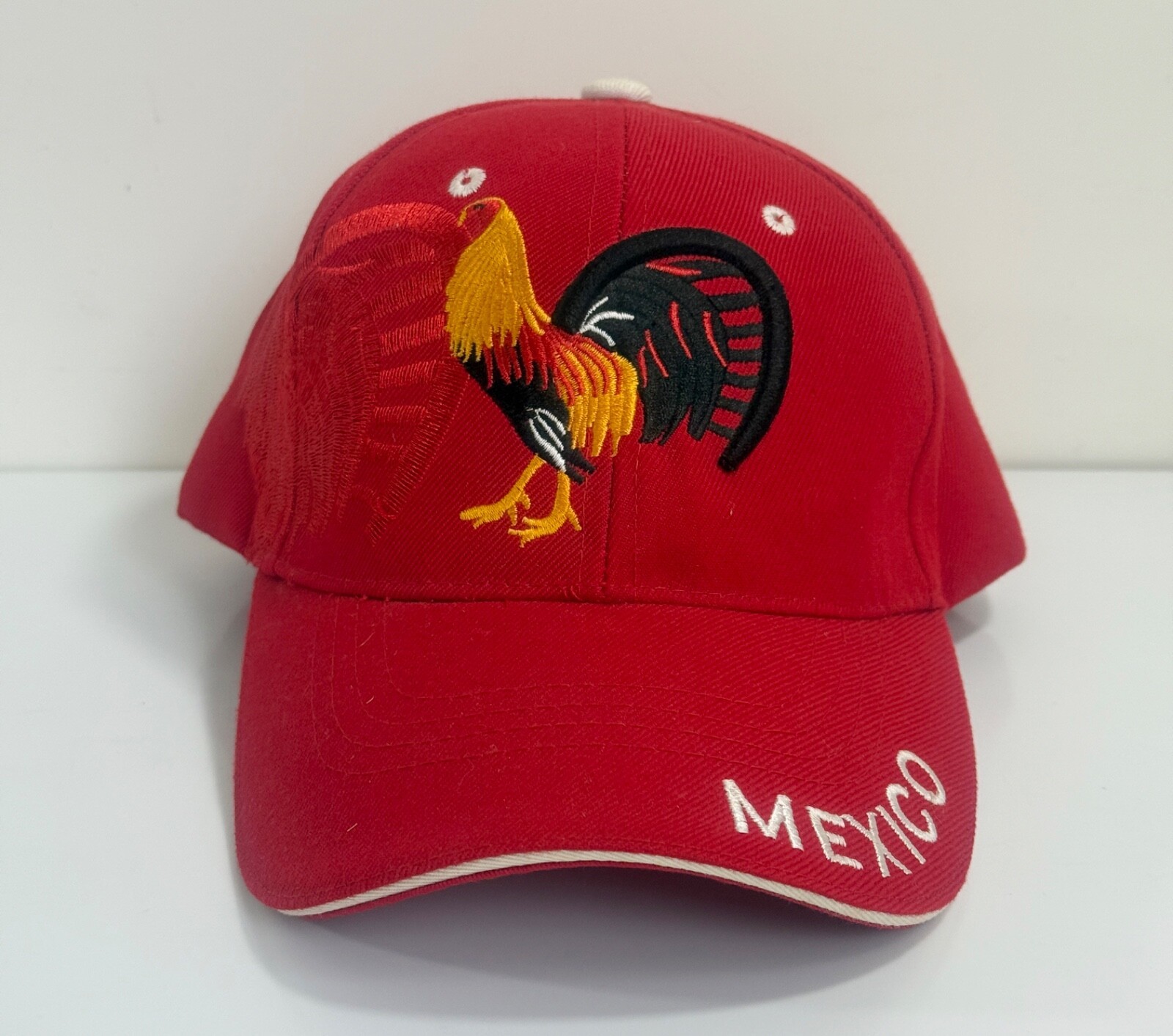 Celbros Mexica Roaster Cap Hat Red Adjustable - $10.88