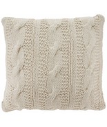 SARO LIFESTYLE 1020 McKenna Knitted Collection Vanilla Cable Knit Design... - £29.83 GBP