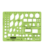 Staedtler Mars Professional Home Planning &amp; Layout Stencil - $365.81 MXN