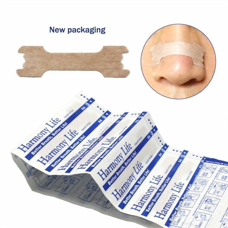 60 Pieces Nasal Strips Breathe Better Harmony Life Reduce Stop Snoring R... - $7.89