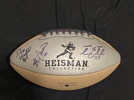 Tim Tebow Steve Spurrier Danny Wuerffel Autographed Heisman Football GAT... - $747.64