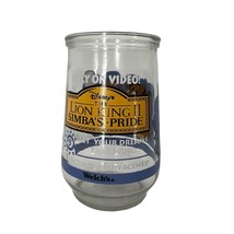 1998 Lion King II Simbas Pride jar disney Vintage welch&#39;s collectable  - £14.24 GBP