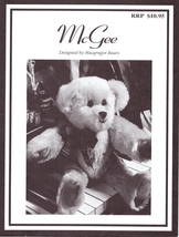 McGee Teddy Bear Plush Toy Pattern MacGregor Bears New Uncut Vintage - £5.47 GBP