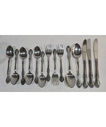 14 Vintage Bohocraft Stainless Steel Flatware Silverware Made in Japan - $18.81