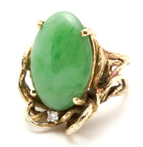 Authenticity Guarantee

ESTATE APPLE GREEN NATURAL JADE DIAMOND RING 14K... - $1,682.99