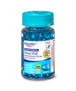 Equate Maximum Strength Diphenhydramine HCI Sleep Support Softgels, 100 ... - $430.96 MXN
