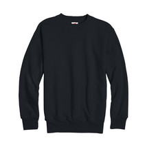 Hanes Boys Fleece Crew Neck Sweatshirt Black - Size Small  - £7.91 GBP