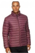 Mens Jacket Purple HeatKeep Nano Modern Packable Puffer Winter Jacket $1... - £42.59 GBP