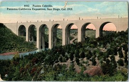 Postcard Puente Cabrillo San Diego California Panama Expo 1915 - £11.06 GBP