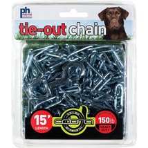 Prevue Pet Products 15 Foot Tie-out Chain Heavy Duty - $1,185.86 MXN
