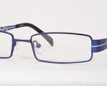 44805-1 Blaue Einzigartige Brille Brillen Edelstahlrahmen 49-17-135mm - $46.51