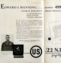 1931 NRA Metro Rifle League Competition Ed Manning George Bergman USNRA LGADYC4 - £39.04 GBP