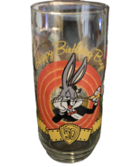 BUGS BUNNY &amp; FRIENDS   GLASS HAPPY BIRTHDAY 50 YEARS - $20.30 CAD