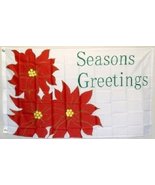 Season Greetings Flag 3&#39;x5&#39; Decorative Banner - $4.88