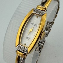 VTG Anne Klein Quartz Watch 12/1215 Women Diamonds Dual Tone New Battery... - $23.74