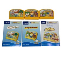 Lot of 3 V Smile Baby Games Cartridges Winnie Pooh Farm Learn Discover Home - £6.29 GBP