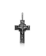 TerraSantaStore Large Blessed Orthodox Cross Crucifix Sterling Silver Pe... - €34,24 EUR+