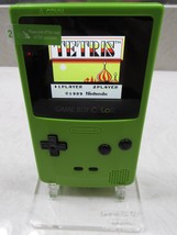 Refurbished Nintendo Gameboy Game Boy Color Kiwi Green Upgraded Backlit Screen - £119.86 GBP